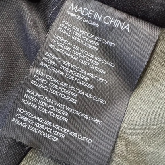 Club Monaco Army Olive Green Moto Jacket Collared Size S - Picture 3 of 3